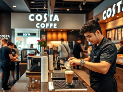 Baristas Wanted at Costa Coffee